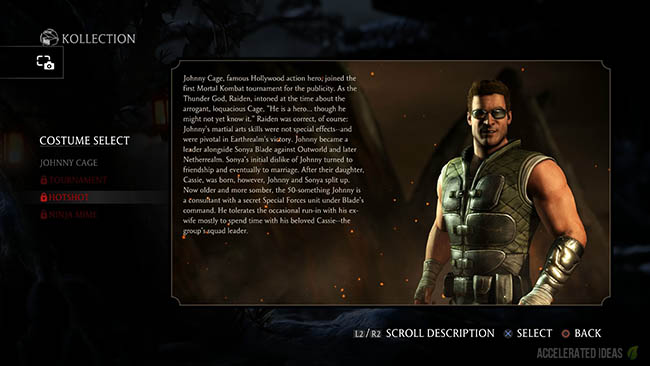 Johnny Cage Hot Shot